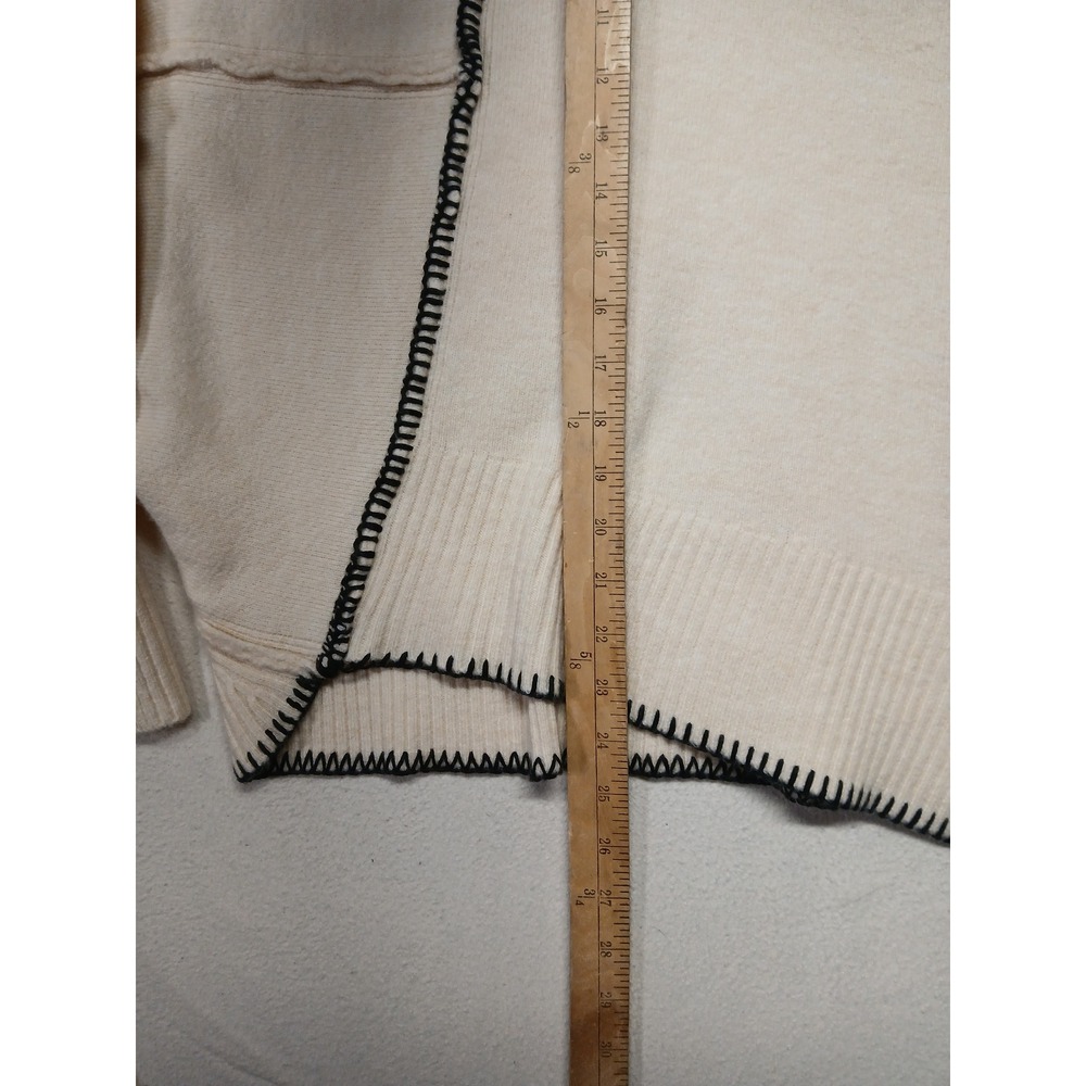 Bke elan asymmetrical Turtleneck sweater small soft quiet luxery - Picture 5 of 9